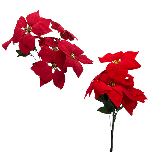 M J3175 NOCHEBUENA RAMO 7 FLORES 50cm