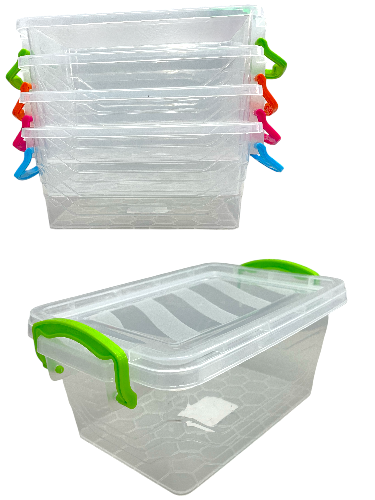OM AL-0651-1 CAJA DE PLASTICO P/ ALAMCENAR 9.5*21*14cm