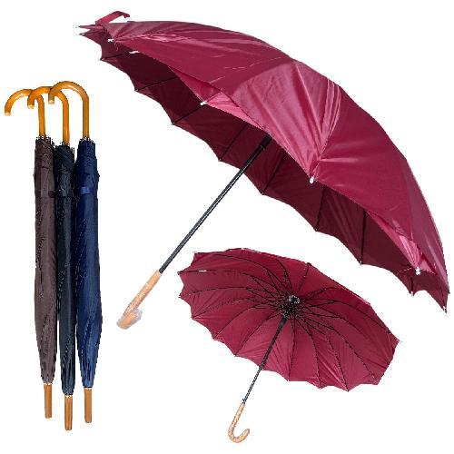 C SB01L SOMBRILLA LISA DOBLE REFORZADA 16 BARILLAS 60cm