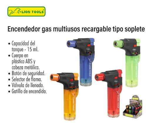 LION 3099 ENCENDEDOR MULTIUSOS TIPO SOPLETE RECARGABLE