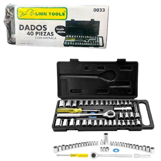LION 0033 JUEGO DADOS 40pzs