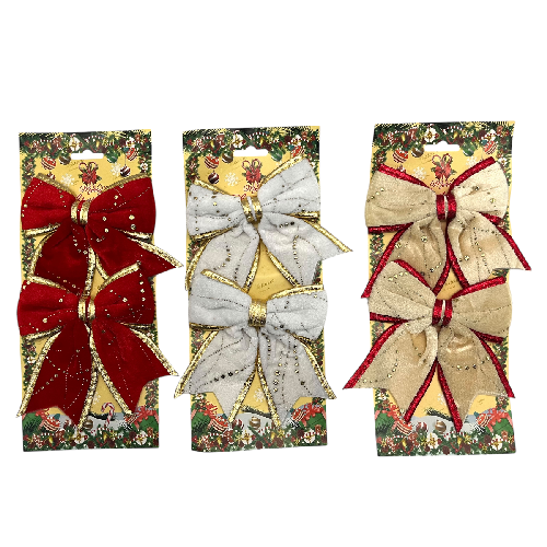M J3585 MOÑO DECORATIVO 13cm SET 2piezas