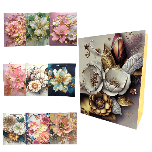 M D4248 BOLSA DE REGALO JUMBO  PAQ*12pzs 55x43x15cm