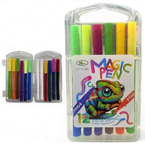 TT S12/7017BS MARCADOR MAGICO EN CAJITA C/ 12plumines