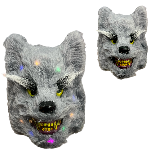 TT WSJ-5567 MASCARA LOBO C/LUZ tipo hada