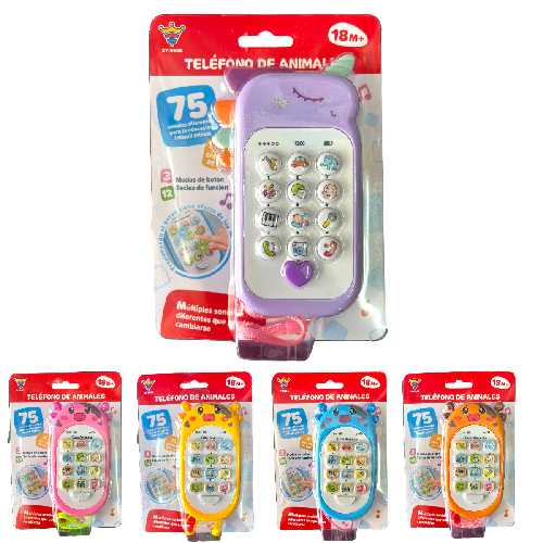 TT XY-550A TELEFONO JUGUETE C/ LUZ Y SONIDO (Necesita 2 AA)
