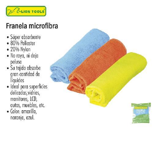 LION 0521 MICROFIBRA 40x40cm PAQ* 6PZS
