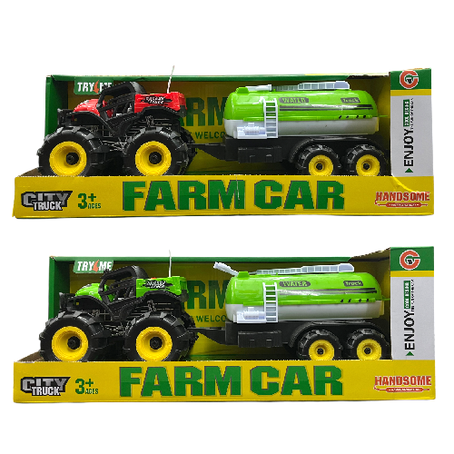 Y 9888-7C CAMIONETA FRICCIÓN C/ PIPA, LUZ Y SONIDO Medida Empaque 14x38x12cm