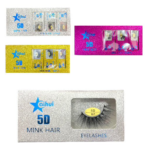 M G1660 PESTAÑA POSTIZA 5D PAQ* 10pzs