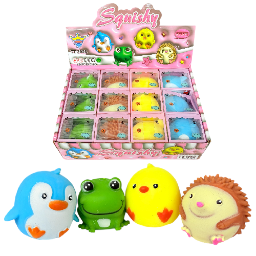 TT-2928 SQUISHY ANIMALES Medida 7x6x6cm