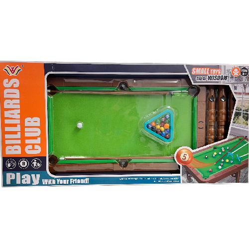 Y 777-568A JUEGO DE BILLAR Medida Empaque 72x36x6.5cm