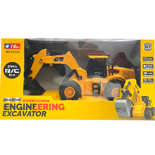 Y 93308 EXCAVADORA CONTROL REMOTO Med. Emp. 21x39x16cm