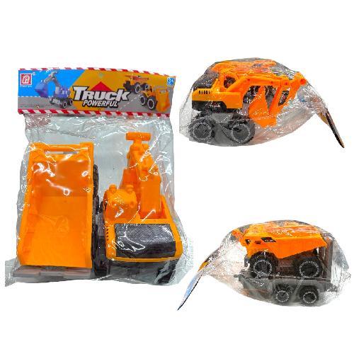 Y E54 JUEGO DE EXCAVADORA Y REMOLQUE FRICCION Med. Emp. 40x31cm