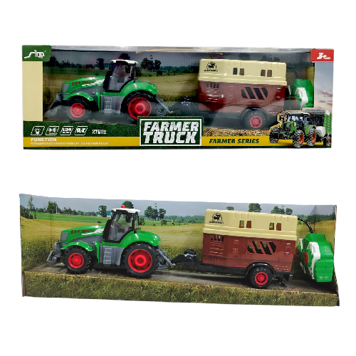 Y QH205-4 TRACTOR CONTROL REMOTO C/ LUZ Y 4 CANALES Med. Emp. 17x50x11.5cm