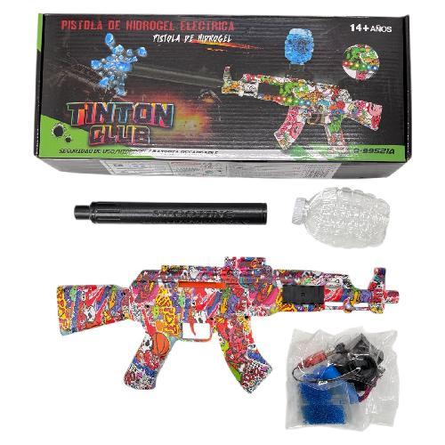 T Q-99521 RIFLE HIDROGEL C/ LUZ Med. Rifle 60X16cm