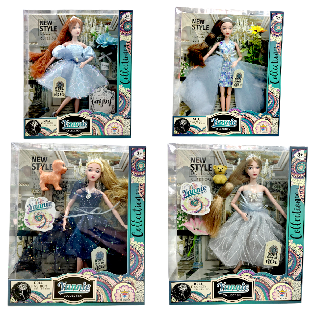 T 94260M MUÑECA C/ FLOR 11.5"