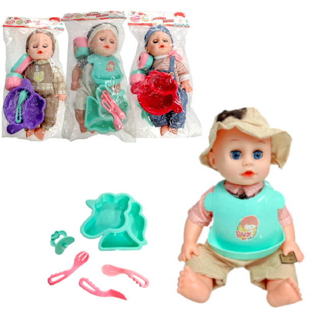 T BB26-821C BEBE 28cm C/ SONIDO Y ACCESORIOS