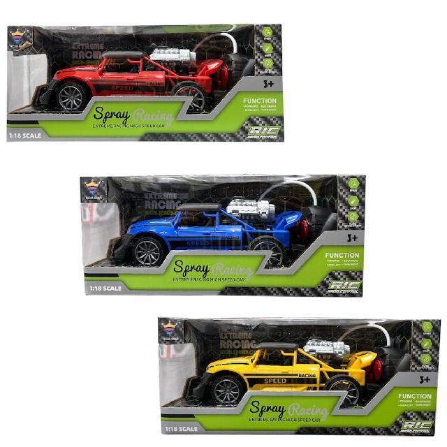 T RC26-065R CARRO CONTROL REMOTO C/ SPRAY Med. Emp. 11x26x11.5cm