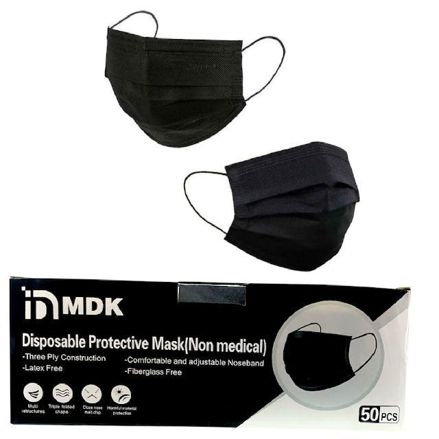 CUBREBOCAS NEGRO CAJITA C/ 50pzs