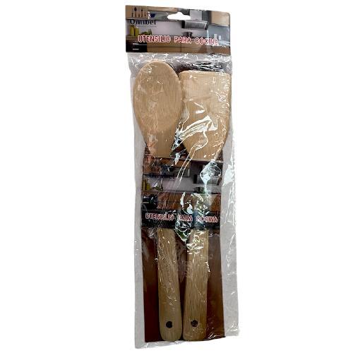 OM AZ-7005E PALA BAMBU JUEGO D/ 2pzs