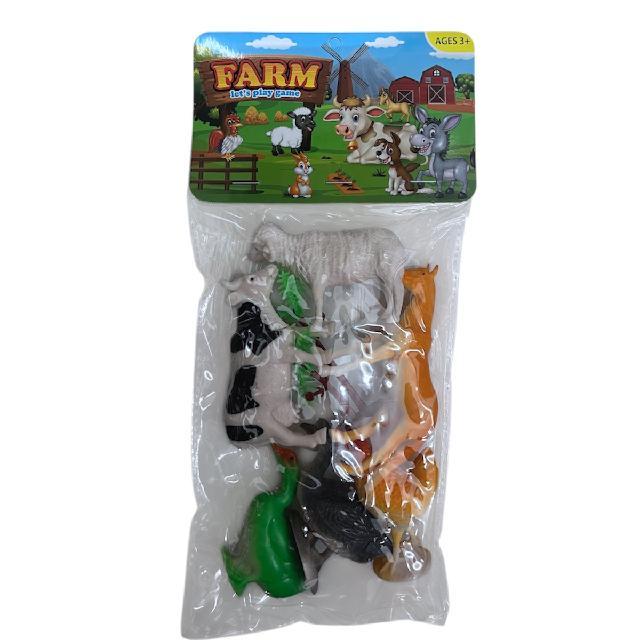 Y JD-606 MAQUETA ANIMALES GRANJA Med Em 28x13cm