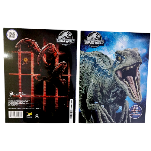 A LC8019 LIBRO PARA COLOREAR JURASSIC WORLD 80PAG